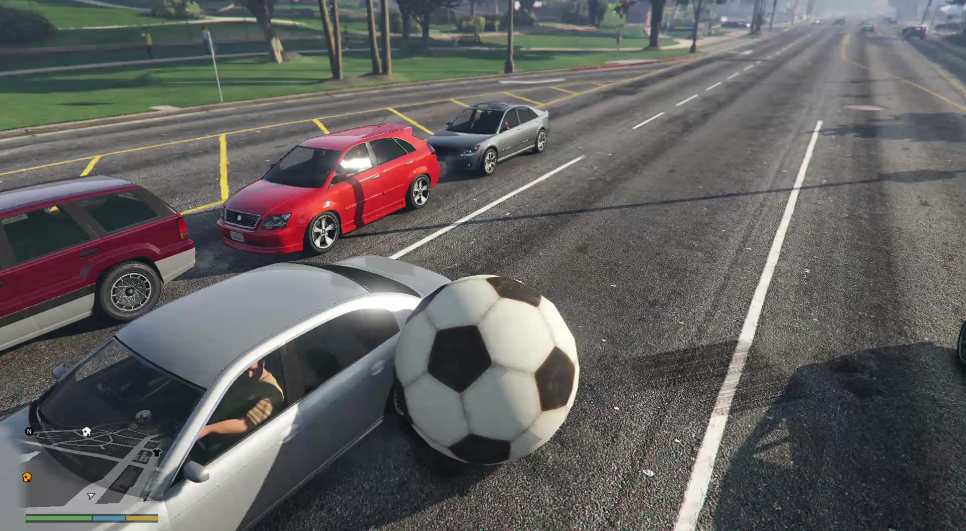 Giant Football Car Mod for GTA 5 | Soccer Ball Vehicle Add-On - GTA V Mod